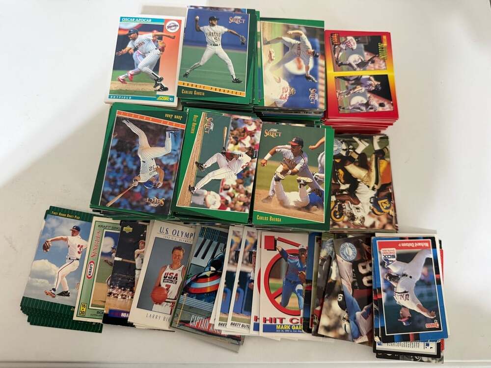 400+ Assorted Vintage Sports Trading Cards Lot Baseball Basketball Olympic